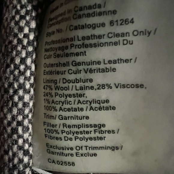 EUC. DANIER LEATHER WINTER/FALL COAT - Picture 6 of 6